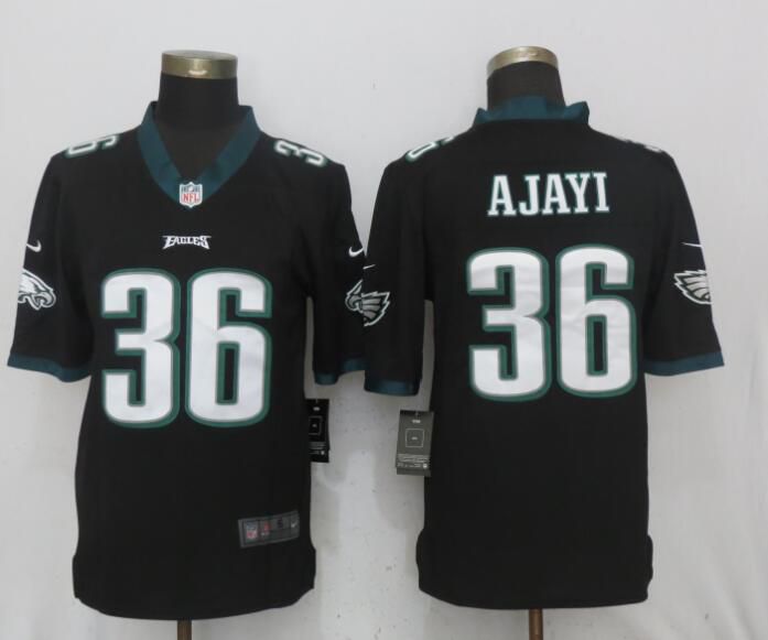 Men Philadelphia Eagles #36 Ajayi Black Vapor Untouchable NEW Nike Limited Playey NFL Jerseys->->NFL Jersey